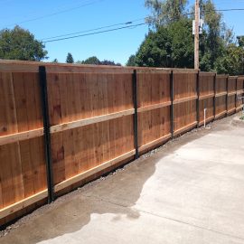 New Wood Fencing Cedar Wood Fence Installation in Portland, OR Good Neighbor Fence Company