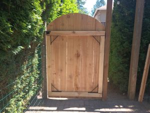 Arched Fence Entry Gate Installation Portland, OR